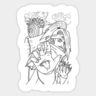 Deidara akatsuki Sticker